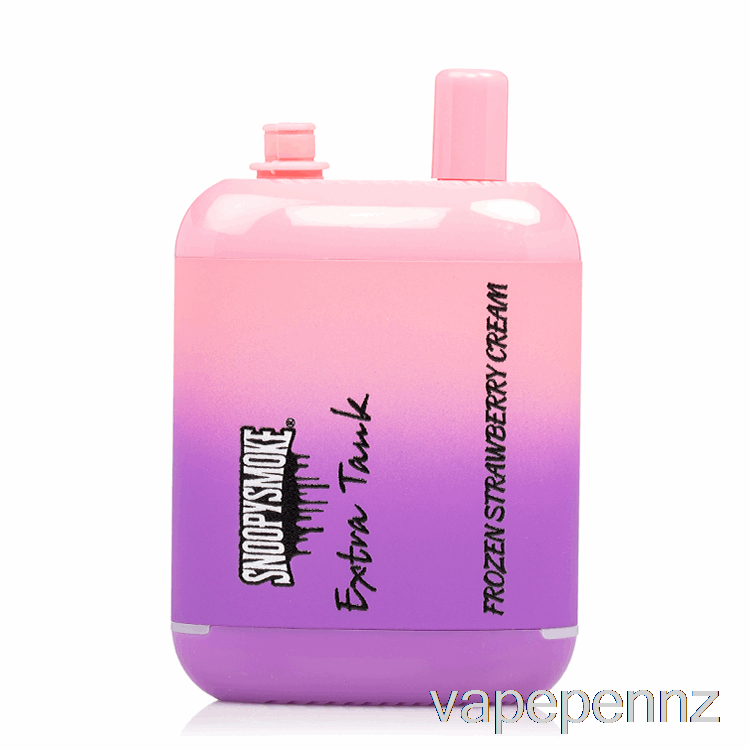 Snoopy Smoke Extra Tank 2 15000 Disposable Frozen Strawberry Cream VAPE NZ